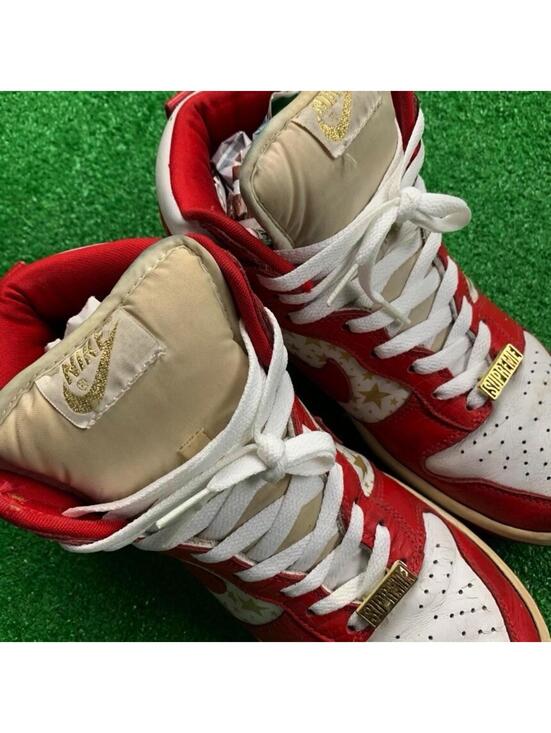 2003 Nike Supreme Dunk High Pro SB Stars Low Red Box Logo 307385-161 9 VTG main image 9